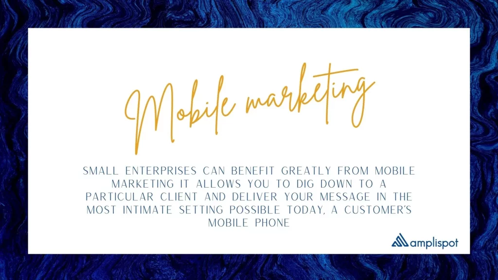 Mobile marketing