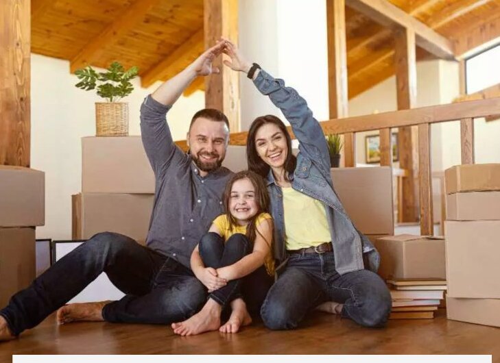 Happy family — small business social post