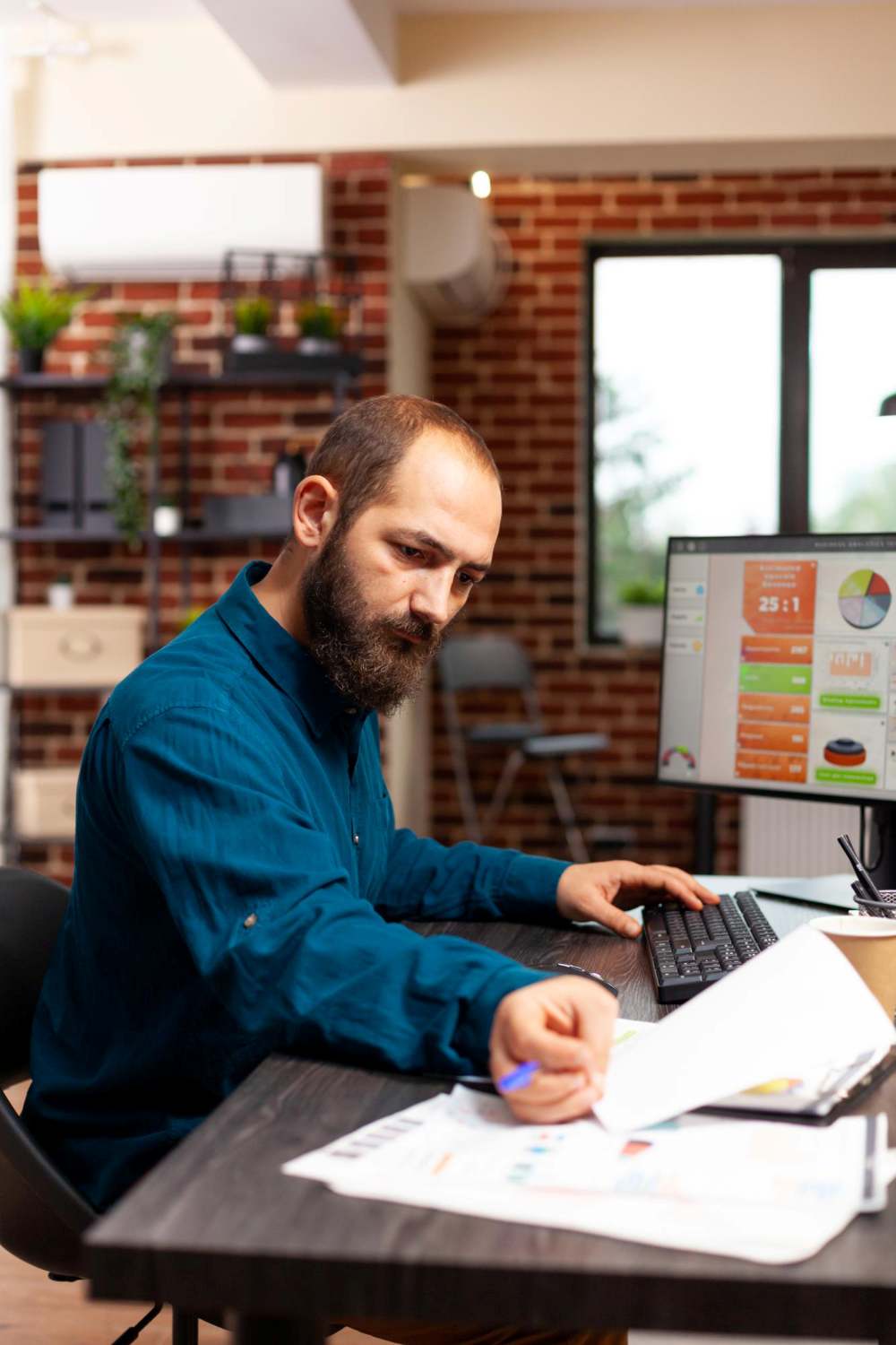 branch manager reviewing an unmanaged Google Business Profile