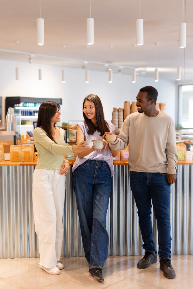 multicultural store team